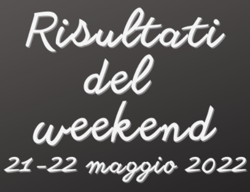 Risultati del WeekEnd 21-22 Maggio 2022