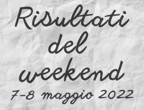 Risultati del Week End 7 – 8 maggio 2022